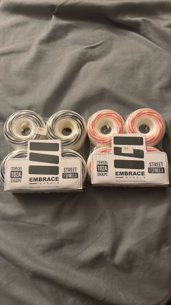 Embrace Skateboard Wheels Cyclone Red/White