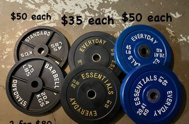 Essentials 45 LB’s bumper plates
