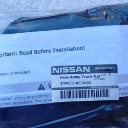 New Cargo Net - Nissan Altima Hideaway Trunk Cargo Net (Part#: T99C1-6CA0A) OEM