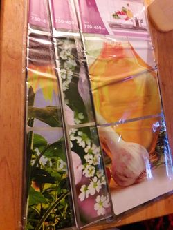 Kitchen sheets for wall or window size 750x450 mm