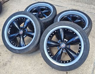 18" AMERICAN MUSCLE STAGGERED WHEELS 5x114.3
