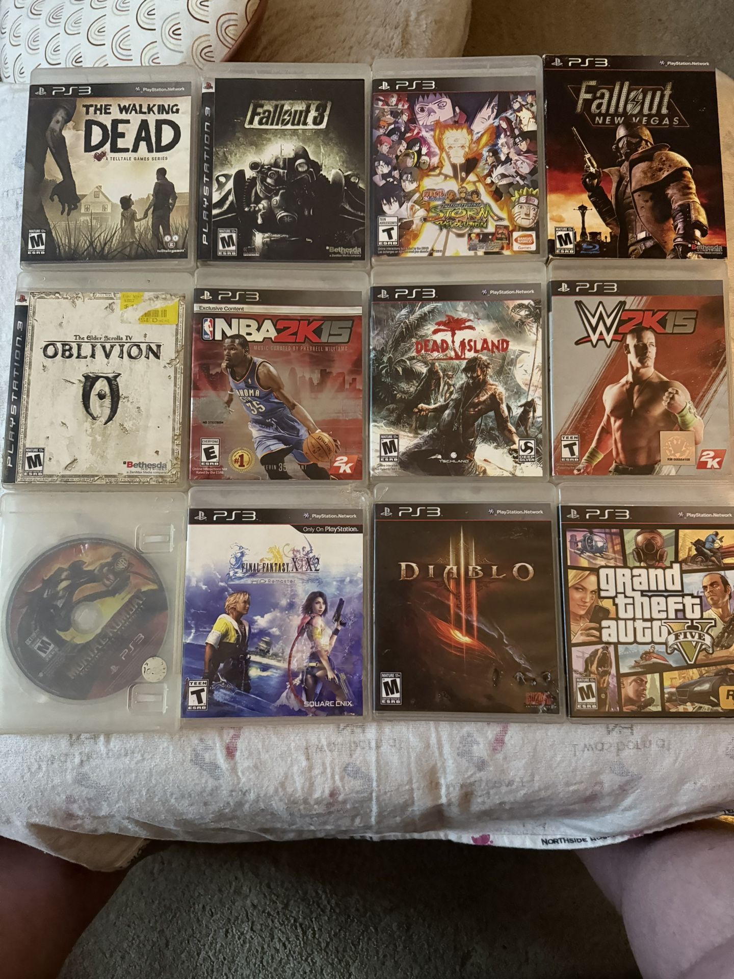 PS3 Game Bundle Assorted Games 18 In Total