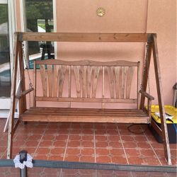 Wooden Swing