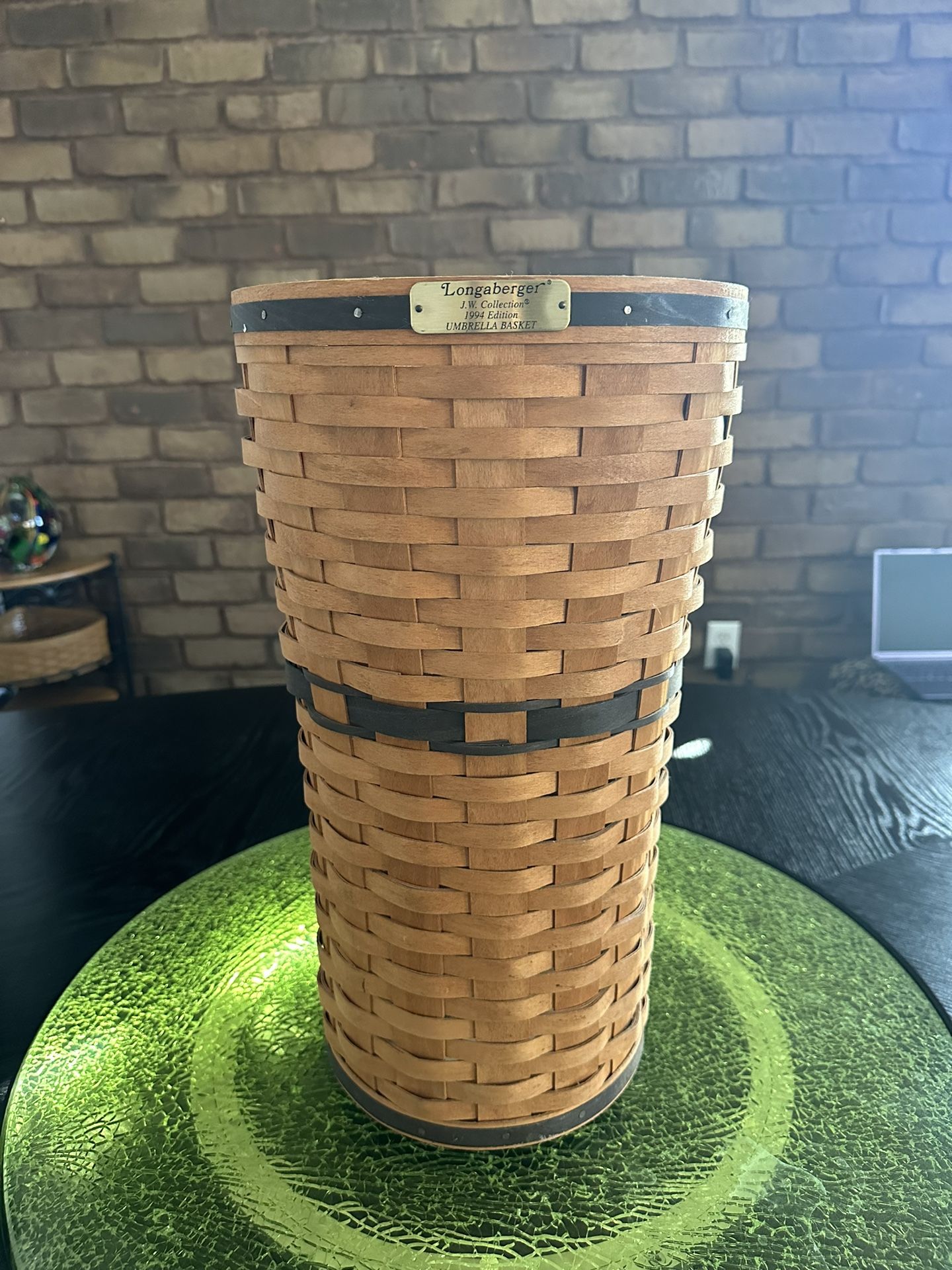 Longaberger JW Series Umbrella Basket With Protector