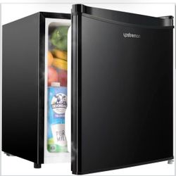 Upstreman 1.7 Cu.ft Mini Fridge with Freezer, Black-FR17