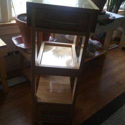 Solid Wood Bedroom, Front Room Chair Two Drawers