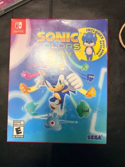 Sonic Colors Ultimate Nintendo Switch with Baby Sonic Keychain