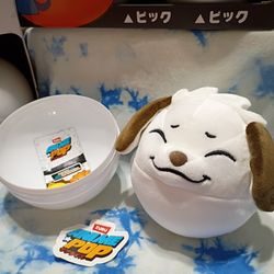 Anime Akamaru Plush (Naruto)