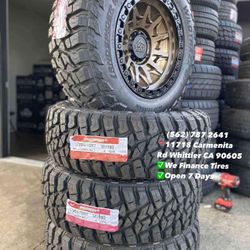 265/70R17 Mud Terrain And Bronze Off Road Wheels 17 inch Rin y Llanta Todo Terreno