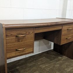 Wood Desk (29 " tall x
19" deep
x 49" wide)