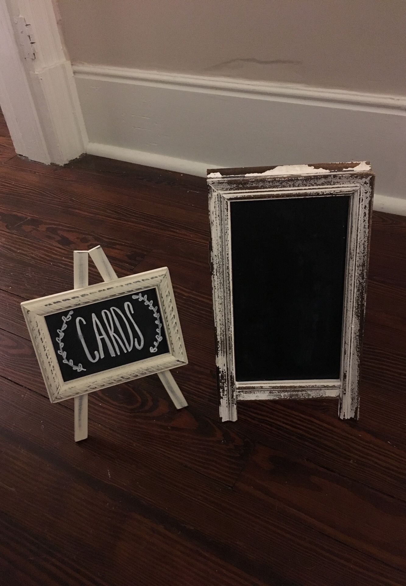 Chalk boards- wedding decorations