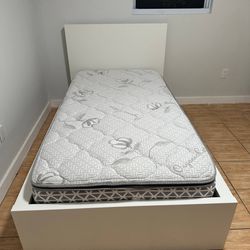 WHITE IKEA MALM FULL PERSONAL BED FRAME 