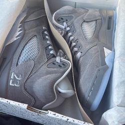 Jordan 5 Wolf Grey Size 7.5