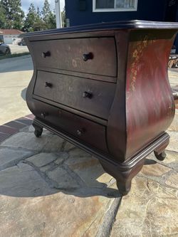 Solid wood oak night dresser