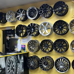 COMPACT CAR WHEELS AND TIRES $10 DOWN