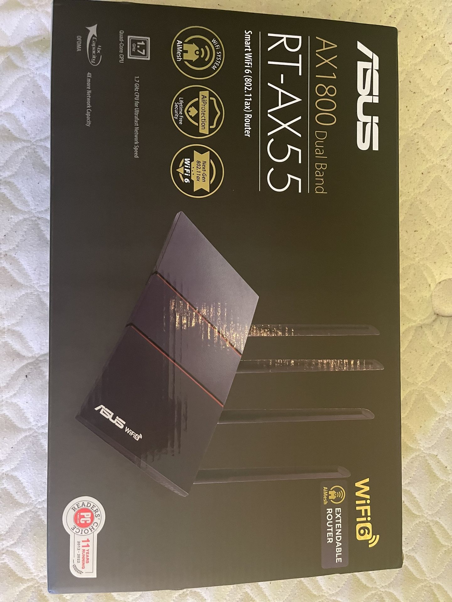 ASUS AX-1800 Dual Band, RT-AX55 WiFi Router