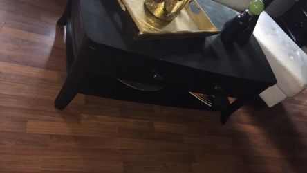 Black coffee table