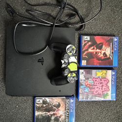 Used PS4 W/ Controller And Games