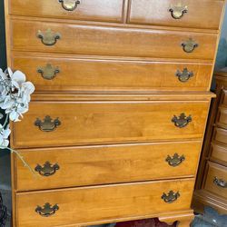 Gorgeous Tall Walnut King Chest