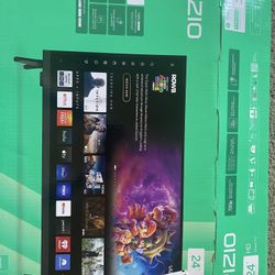 New In Box, Vizio HD 24 Inch Smart TV
