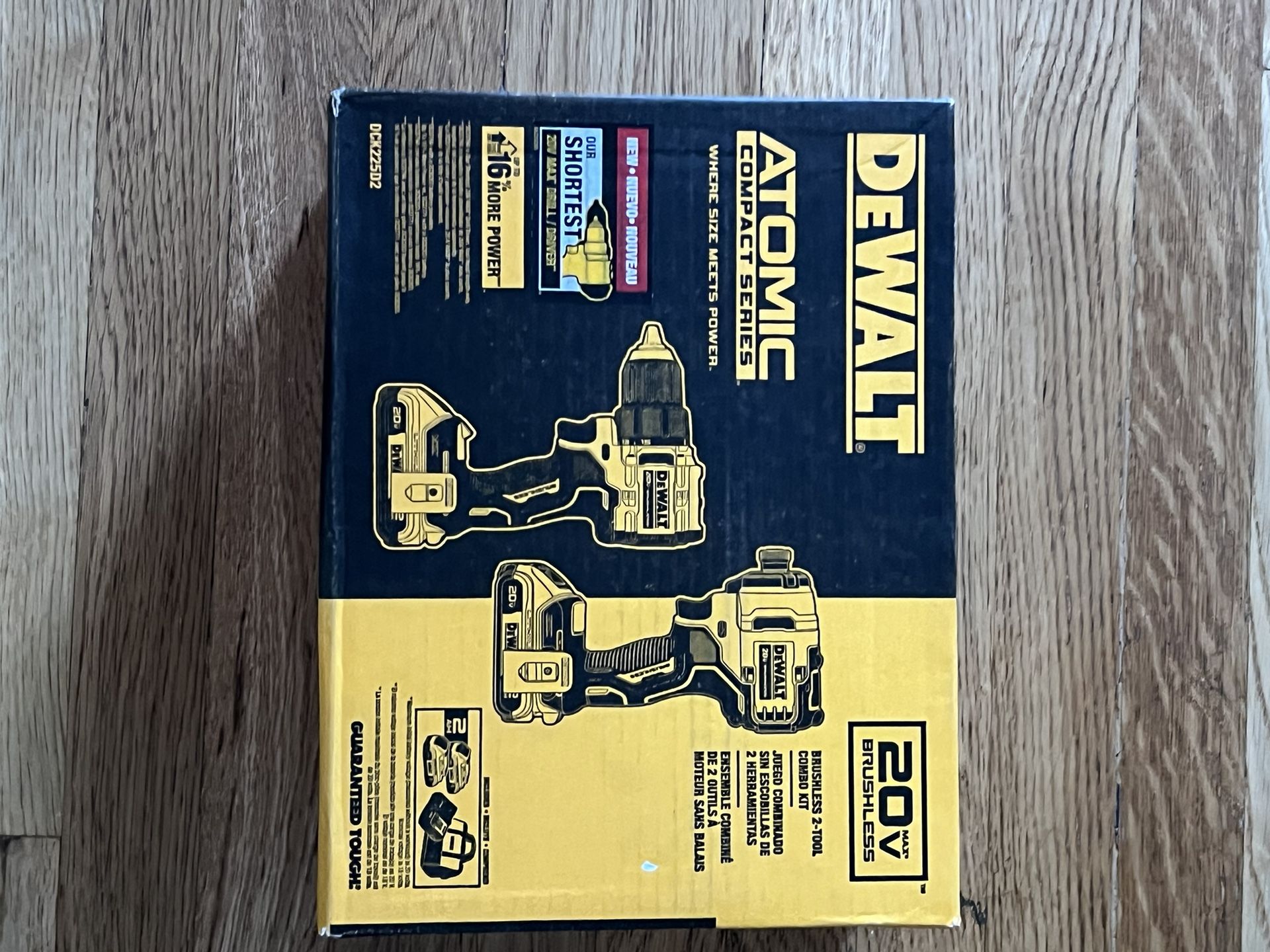 Dewalt 20-Volt MAX Lithium- Ion Cordless Combo Kit (2-Tool) with (2) 2.0Ah Batteries, Charger and Bag