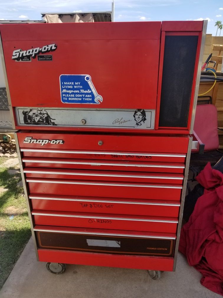 Snapon tool box Rick Mears Limited Edition for Sale in Mesa, AZ OfferUp