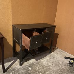 3 Drawer Console TV Stand And Storage