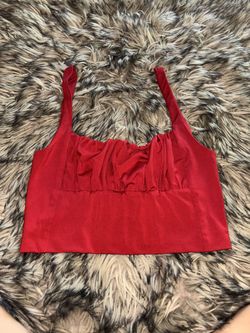 Red Crop Top 