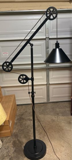 Industrial style floor lamp
