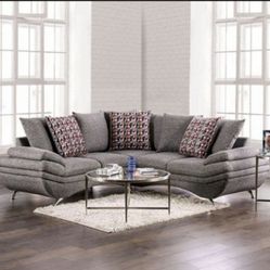 Brand New Grey Modern Style Sectional Sofa