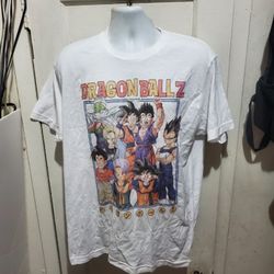 Dragon Ball Z Graphic Tee - White Size L