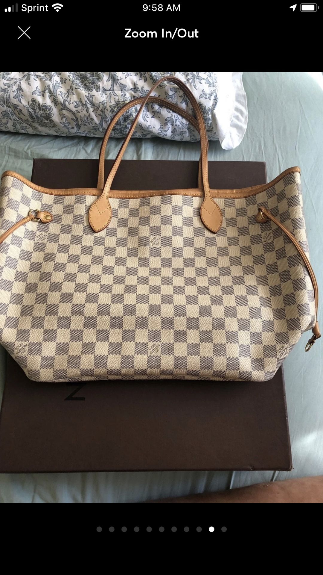 Louis Vuitton Neverfull MM Azur