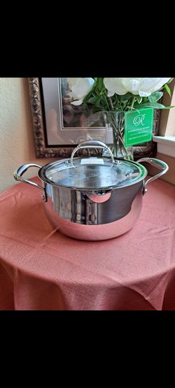 CASEROLA HONDA DE 4.5 DE ACERO INOXIDABLE TRI PLY PRINCESS HOUSE ⚘️