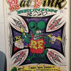 Rat Fink Framed Poster 2000