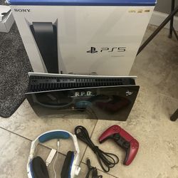 PS5 Disc Version Resident Evil themed Disc Version. 