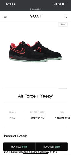 Selling Air Force Low 1 Yezzy Size 8.5 No Box With It