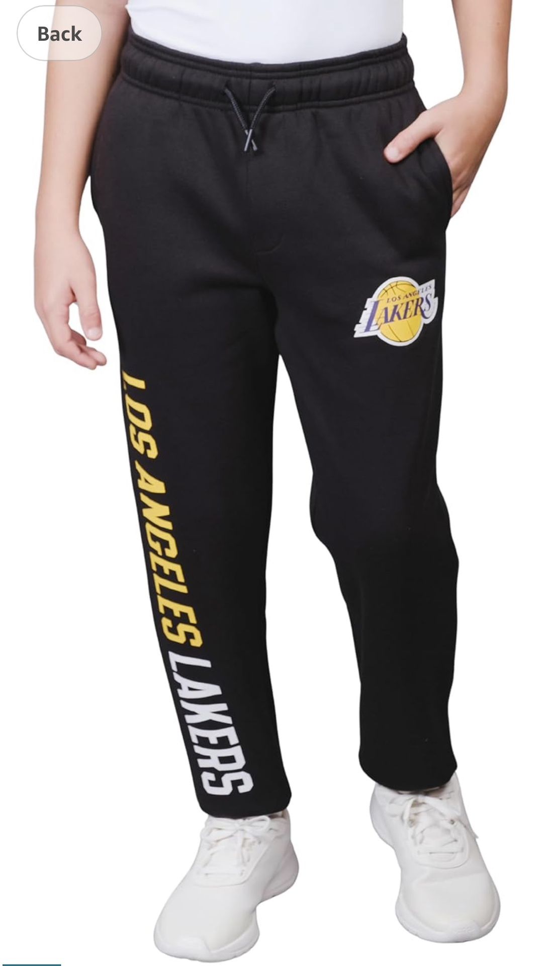 NEW Boys Lakers Sweatpants Size 10/12