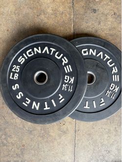 25 lb pair Olympic Bumper Plates