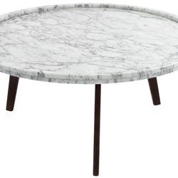Coffee Table - Italian Marble - Bianco Carrara