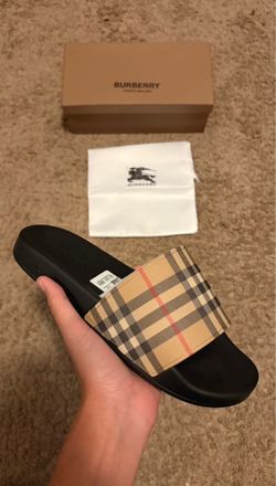 Burberry Vintage Check Slide Sandals