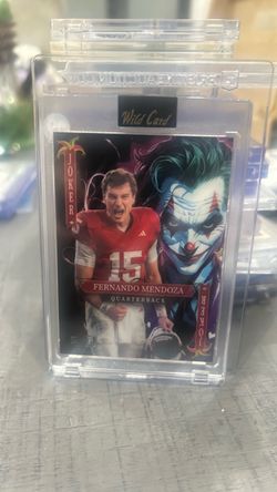 Fernando Mendoza Wild Card Joker Rookie Card
