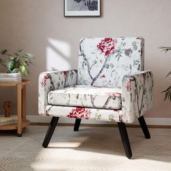 Floral Accent Chair