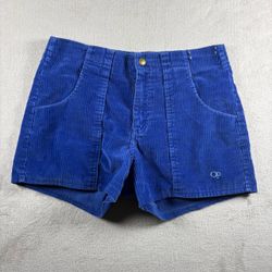 Vintage 80s Ocean Pacific Corduroy Shorts Women’s 26 Hammies USA Made Surf #2A