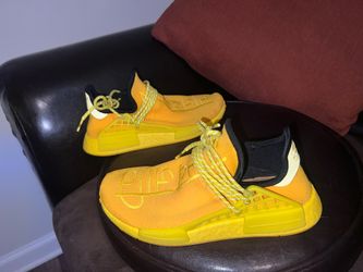 Adidas NMD Men's Pharrell Human Race Yellow Sneakers men’s size 8.5