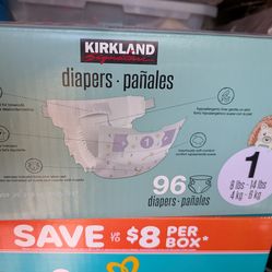Diapers size 1