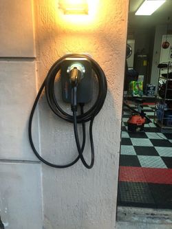 Tesla EV Charger Install at Home