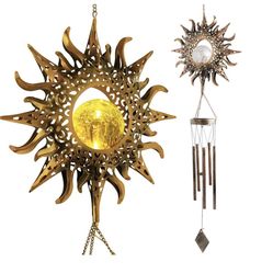 Sun solar wind chime