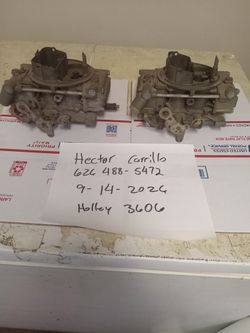 Corvette C2 Holley 3606 Carb Rare 427 Carb