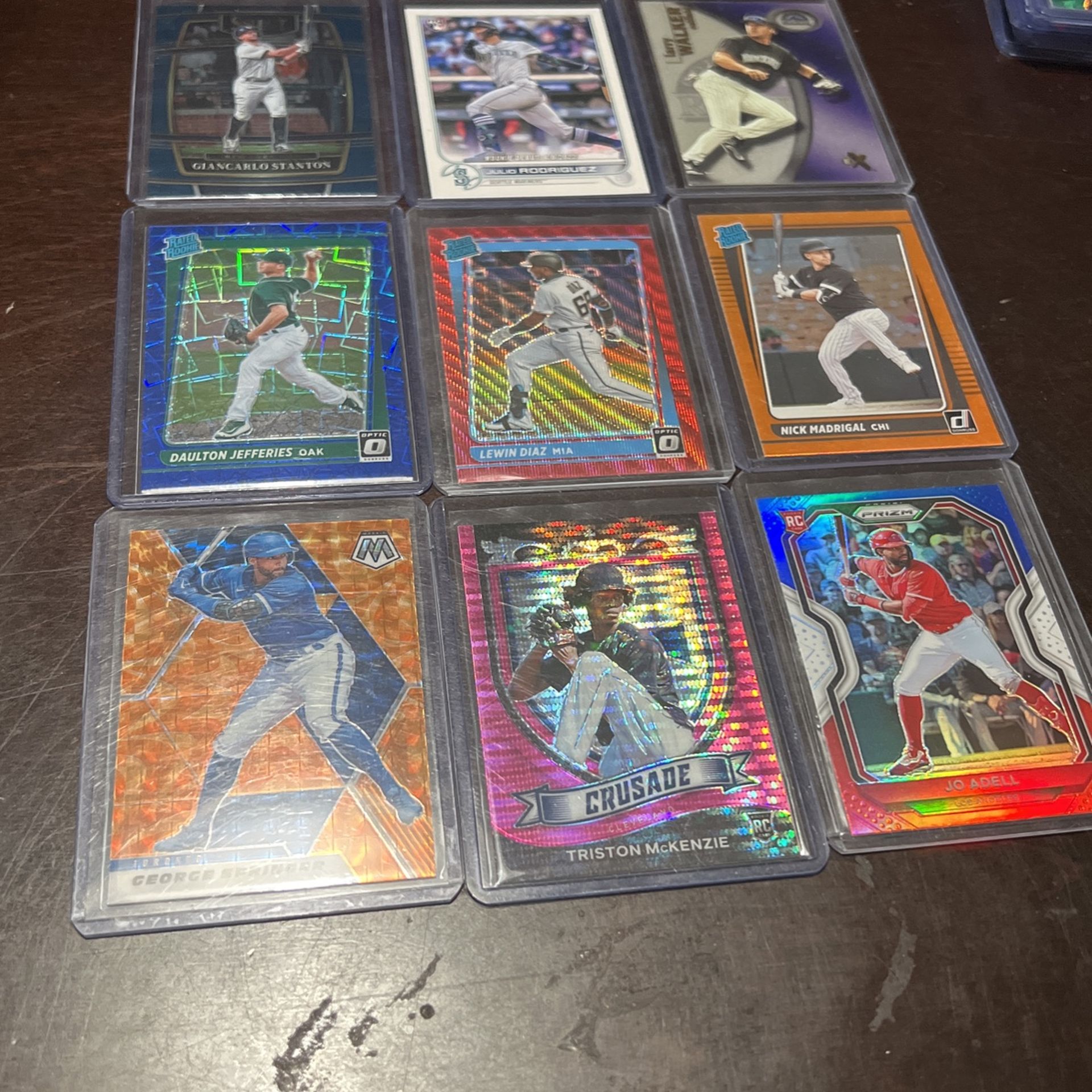 Baseball Card Collection With 6 Rookies