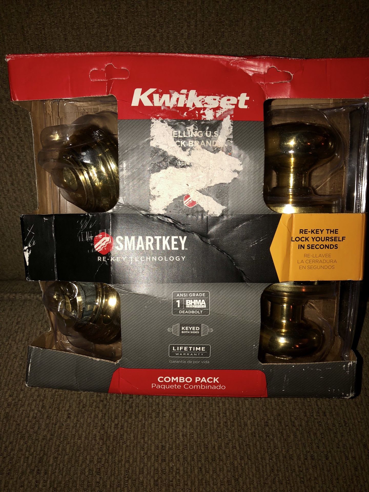 Kwikset 2 Knob & Deadbolt Combo Pack